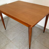 Table scandinave en teck des années 60 extensible