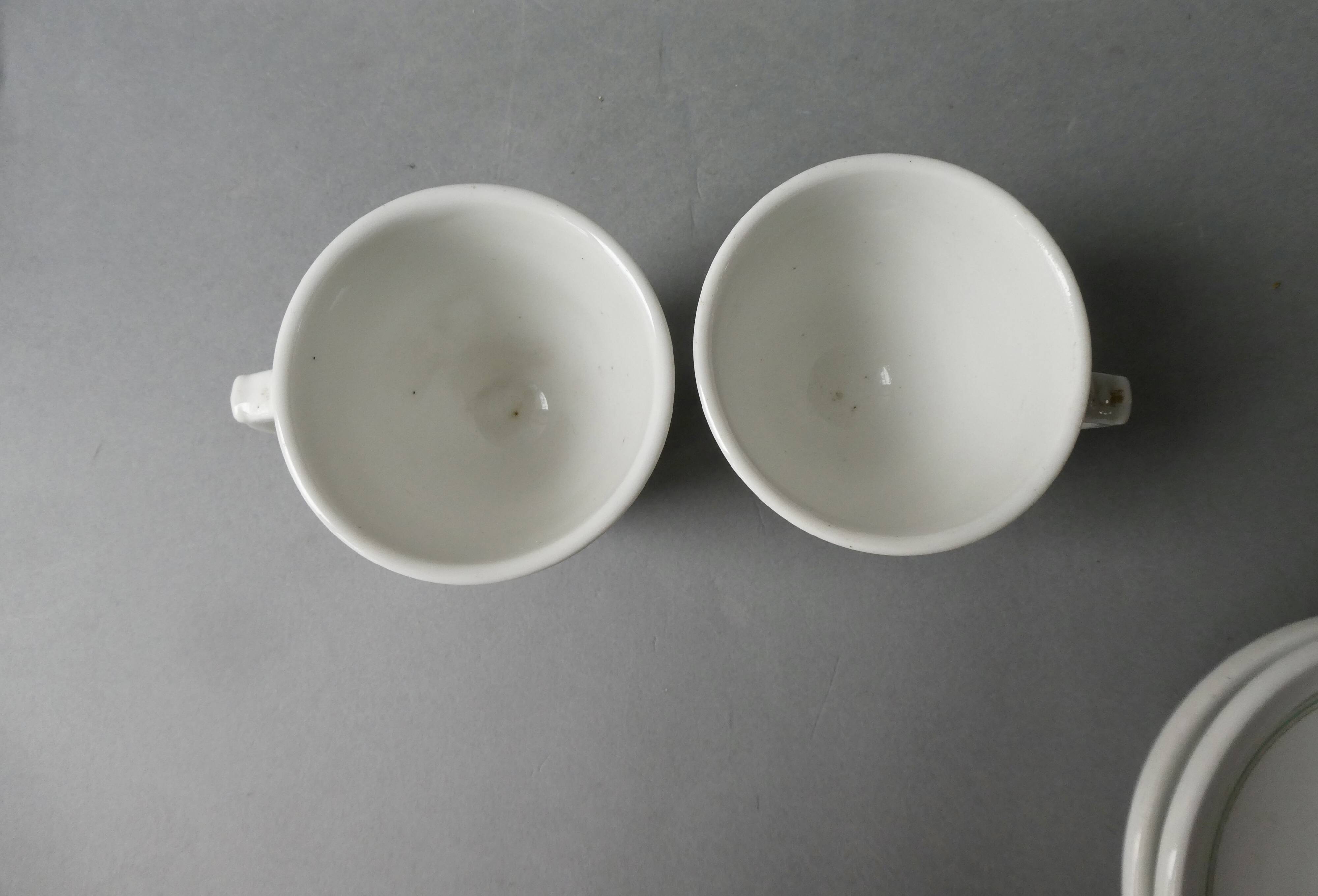 2 brulot cups Napoleon III period, 19th