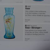Legras vase with dahlia