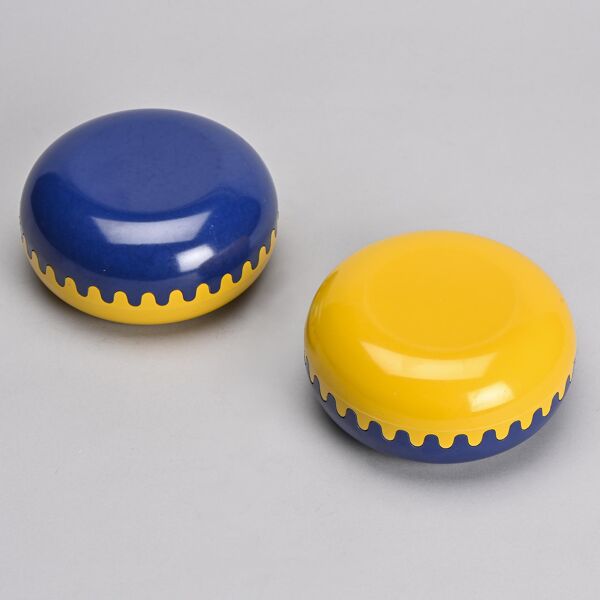 Boîtes Clam, design Alan Fletcher, vers 1970