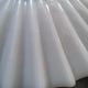 Old suspension opaline lampshade white serrated / pleated deco 1930 TBE