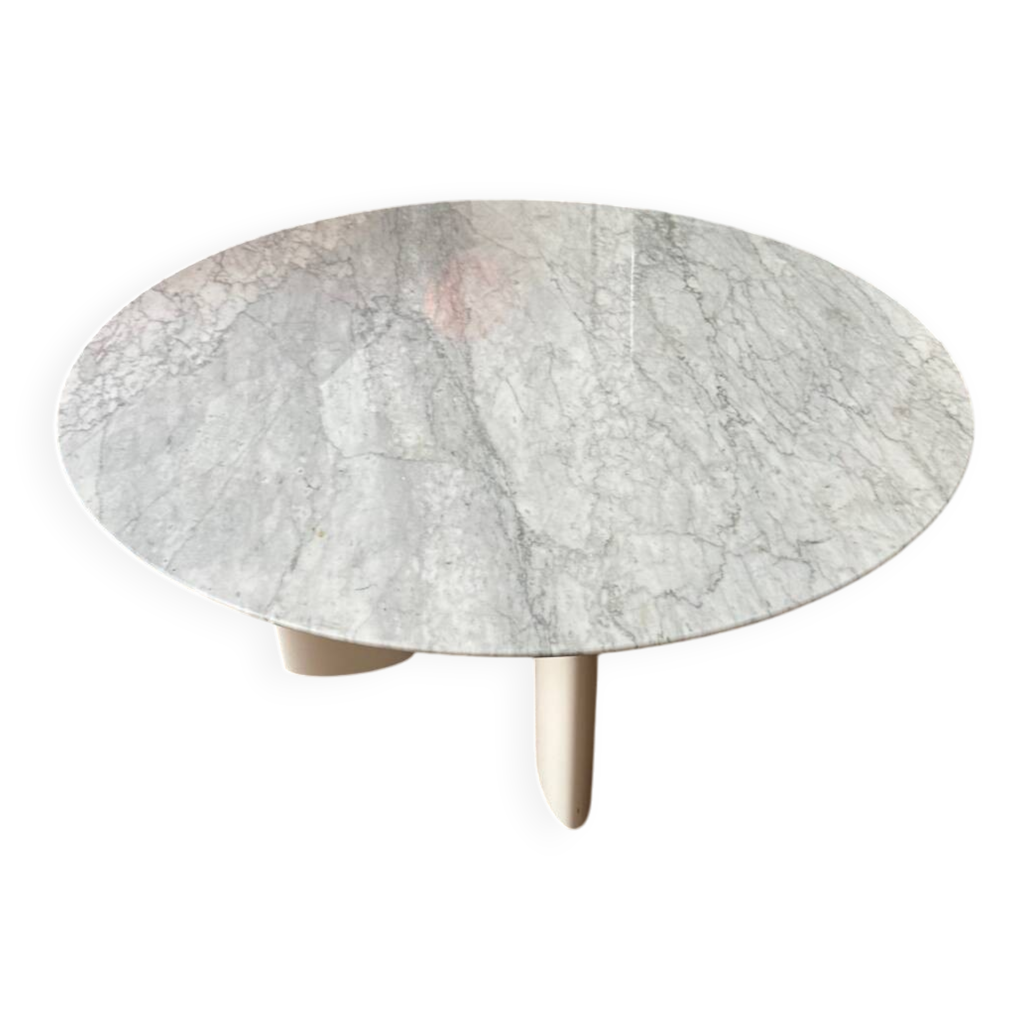 Table basse en marbre de Carrare socialite family