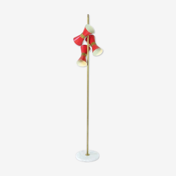 Diabolo red floor lamp