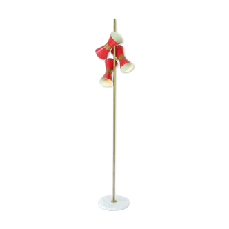 Diabolo red floor lamp