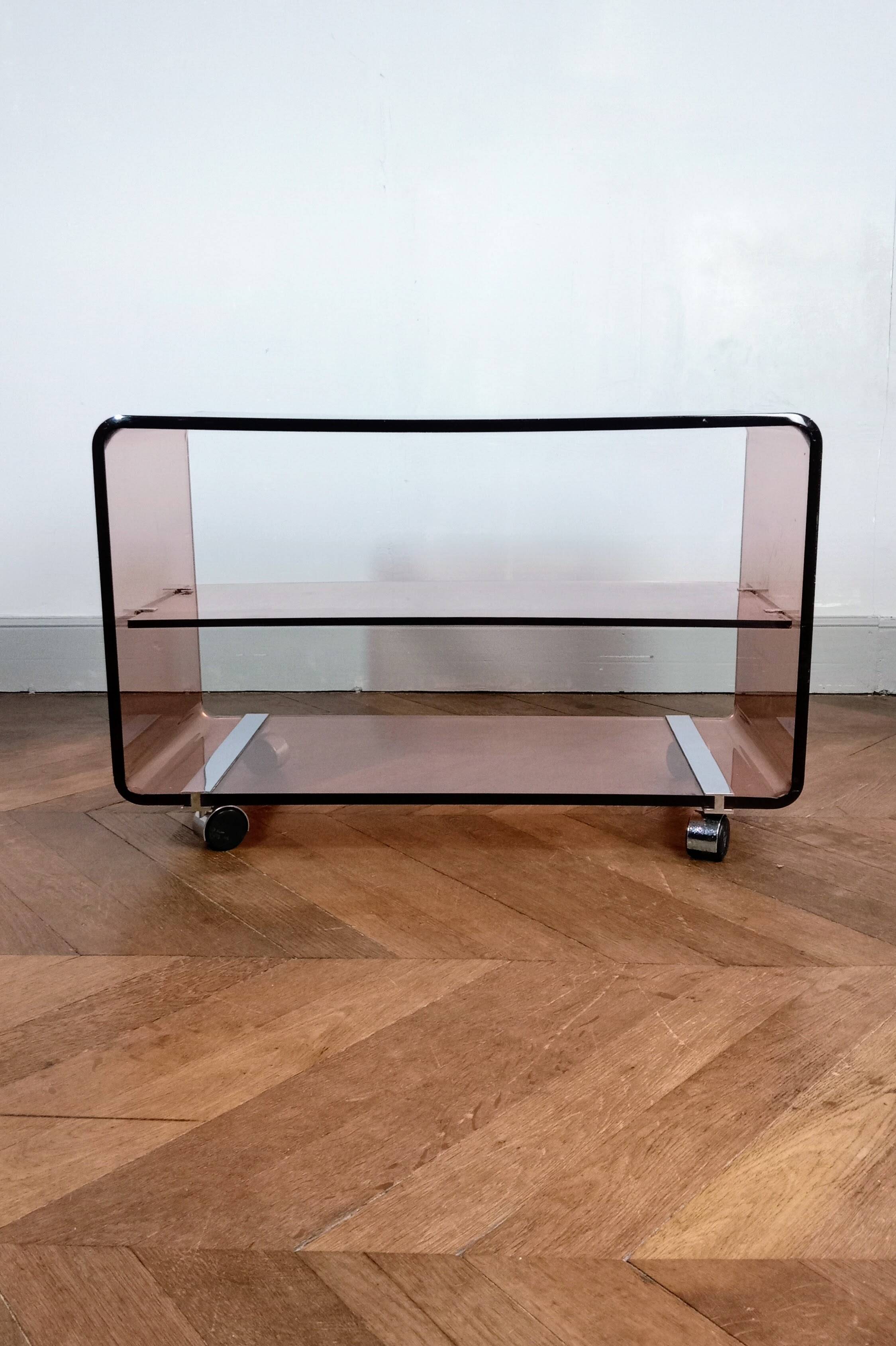 Plexiglas furniture by Michel Dumas