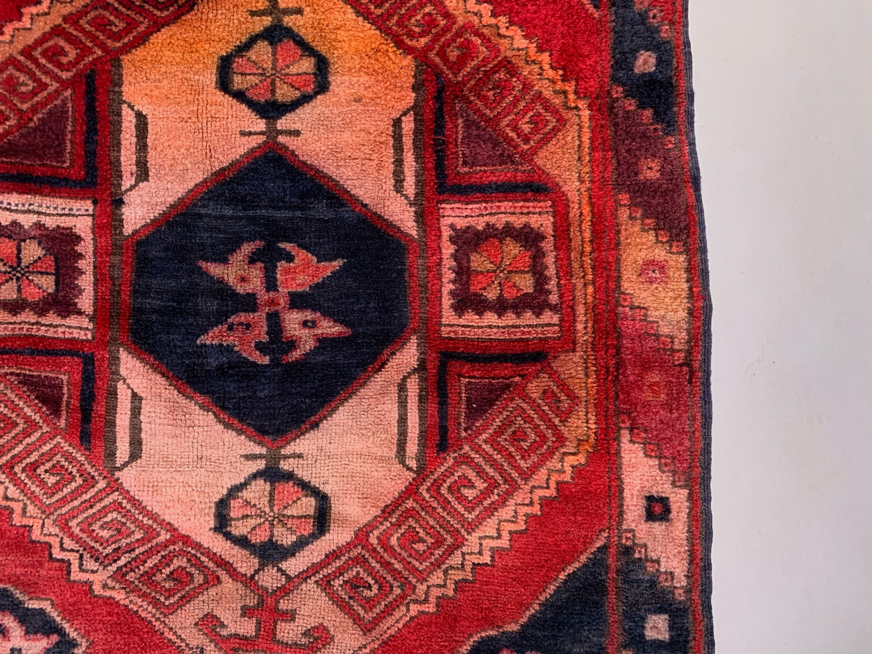 Western turkish rug 124x123cm