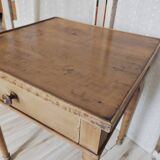 Louis Philippe style walnut side table