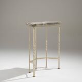 Console table with marble top, 1940s