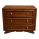 Commode époque Art Déco en acajou et bois teinté