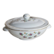 Vintage earthenware soup tureen Lunéville - Model Christine - Floral decoration