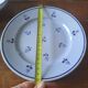 8 old blue floral dessert plates, new earthenware