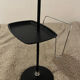 Vintage metal ashtray with magazine holder