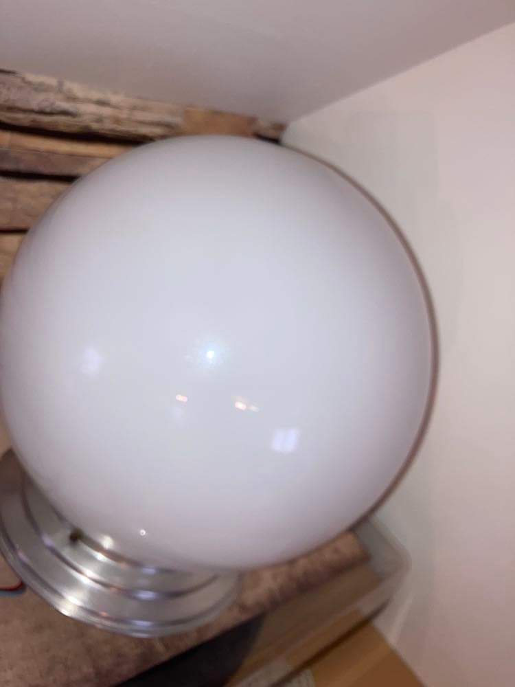 Plafonnier opaline 24cm