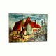Signed painting by Bertolutti (Lucien, 1941 - referenced at Lotz) – oil on canvas - country house.