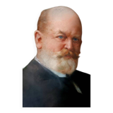 Pastel painting of a 19th century man's portrait