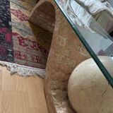 Vintage stone coffee table Magnussen 1980