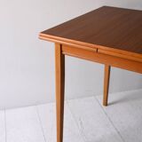 Vintage Scandinavian Teak and Oak Dining Table
