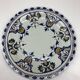 Gien earthenware plate, late 19th century