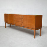 Sideboard 210cm in blond teak, 1970