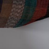 Vintage striped turkish kilim rug 185 x 393 cm