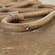 Rattan coat hanger