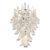 Lustre en cascade en verre de murano