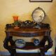 Mahogany console from around 1860.