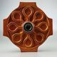 1960s/1970s Ceramic Wall Sconce, Mid-Century Space Age Design