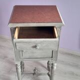Louis XVI lacquered bedside table