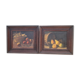 Pair of Oils on Canvas 19 signed