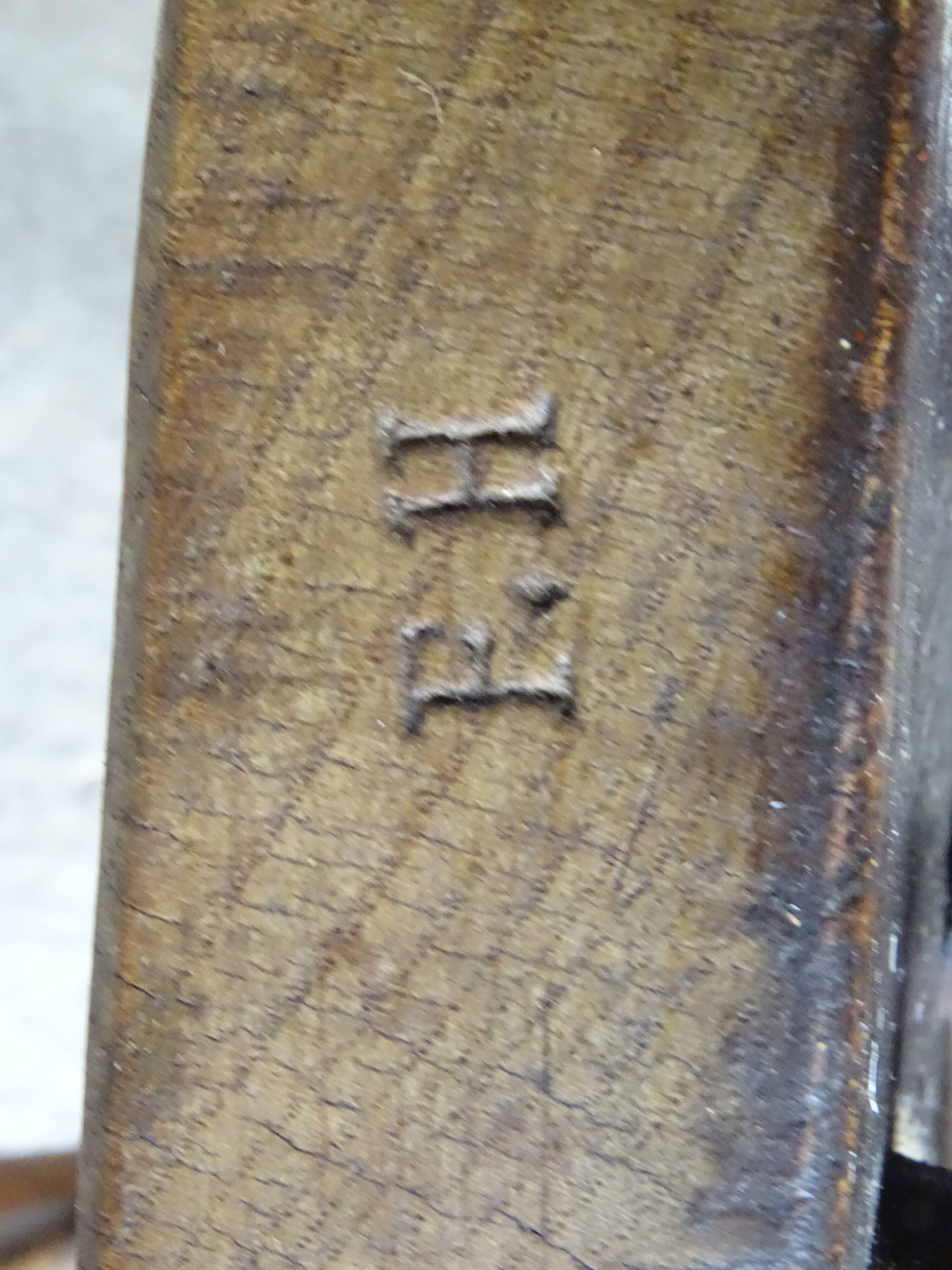 Windsor chair circa 1920 England, stamp