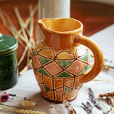 Old numbered pitcher
