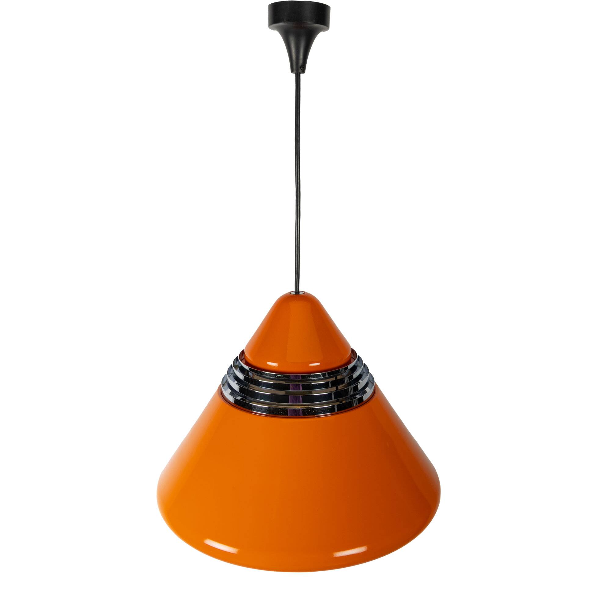Red Scone Pendant Lamp by Kazuo Motozawa for Staff