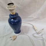 Blue ceramic lamp base