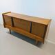 Vintage Scandinavian-style wooden sideboard