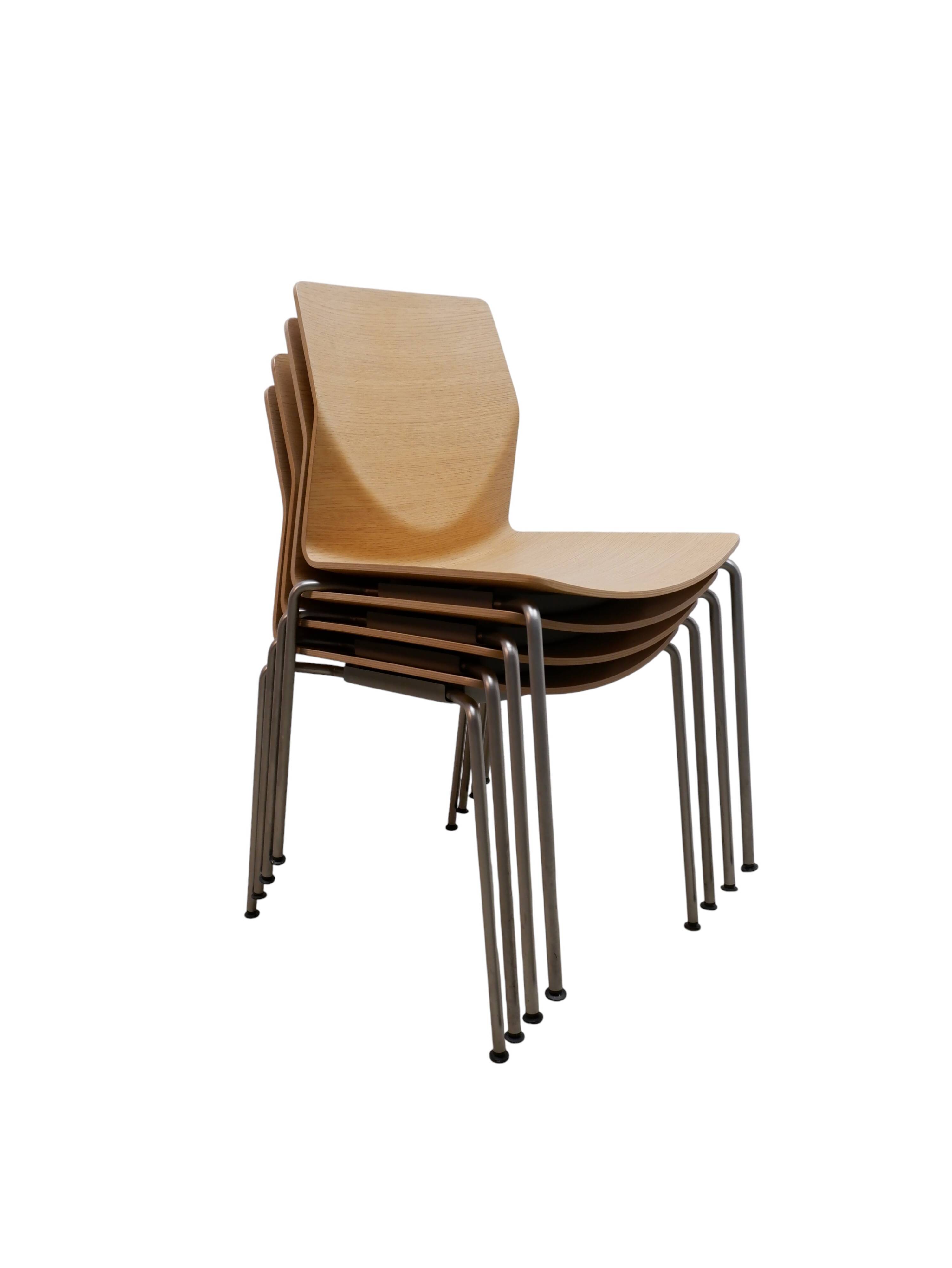 Set of 4 Lapalma Kai chairs