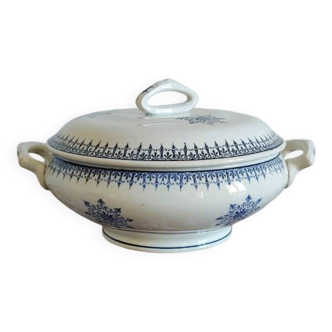 Saint-Amand earthenware soup tureen