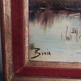 2 landscape paintings