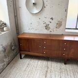Enfilade teck XL années 60 constructiviste