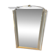 Miroir mural vintage des années 50 avec éclairage