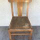 Series of 3 chairs old bistrot 60s vintage
