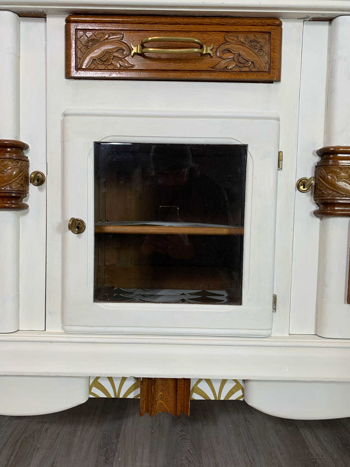 Vintage art deco style sideboard restyled