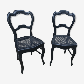 Paire de chaises Louis Philippe