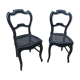 Paire de chaises Louis Philippe