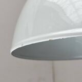 Vintage Danish enamelled pendant lamp model ES by Edgar Schlaefle for Louis Poulsen, 1980s.