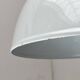 Vintage Danish enamelled pendant lamp model ES by Edgar Schlaefle for Louis Poulsen, 1980s.