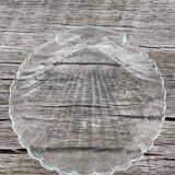 Vintage glass shell bowl