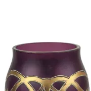 Art Nouveau vase in enamelled glass, Bohemia, 1900-1910