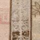 Pale Red Brown Hallway Vintage Runner Rug, 63x356Cm