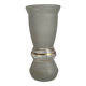 Granulated glass vase